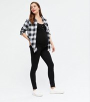 New Look Maternity Black Lift & Shape Over Bump Emilee Jeggings